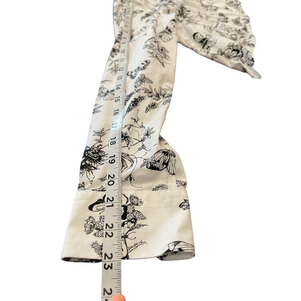 Talbots Womans Button Up Sz 6 Button Up Black /Wh… - image 7